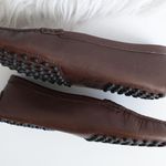 Tod's Brown Double Buckle Mary Jane Flats Driver Loafer Size 5 Photo 6