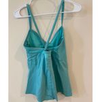 Alo Sleeveless Crisscross Back Pullover Yoga Tank Top Green Women's Size Large Photo 1