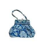 Vera Bradley  Blue Lagoon Top Handle Kisslock Shoulder Bag Photo 4