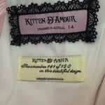 KITTEN D'AMOUR Gingham Swing Dress in Pink Size 14 AU / Size 10 US Photo 6