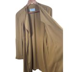 Babaton Aritzia Quincy Small Trench Coat Tan Brown Lightweight Duster Jacket Photo 9