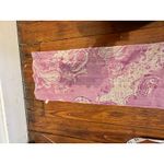 Unbranded Vintage Pink Paisley 100% Wool Sheer Western Scarf Wrap Photo 4