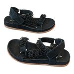 Kelsi Dagger  Brooklyn Spark Black Suede Beaded Sandals Size 9 NEW Photo 1