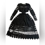 Asilio A Cut Above black cutout midi dress Photo 3