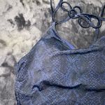 Athleta Navy Snake Keyhole One-Piece Swimsuit Photo 4