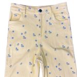 Rag and Bone Princess Polly Butter Yellow Blue Ivy Floral High Waist Stretch Jeans Pants Sz S Photo 10