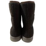 LL Bean Women 9 M Mukluk Winter Boots Brown Fleece Lined Faux Fur Faux Calf Hair Photo 4