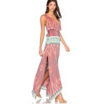 Cleobella Azara Spice Ikat Boho Maxi Dress Medium Backless Festival Resort Photo 1