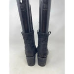 Eileen Fisher  Black Textured Heeled Ankle Boots‎ Size US 8.5 Photo 5