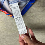 NWT WDirara Women's Blazer Jacket Swirl Print‎ Long Sleeve Business Casual Blue Size XL Photo 5