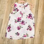 Alice Blue Floral  Simona Henley Blouse Small Photo 8
