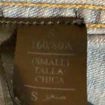 ALLSAINTS Size Small Faded Blue Chambray Denim Snap Top. Preloved Photo 7