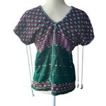 Karen Hill Tribe Colorful Woven Blouse Pull Photo 2