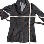 Bisou Bisou  2010s Denim Coat Red Trim Size Large Photo 2