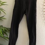 Shosho Black  yoga leggings with side pockets Photo 0
