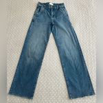 Current/Elliott The Painter Wide Leg Denim Blue Jeans Size 24 Photo 1