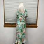Adyson Parker  NWT Spring Palms Spaghetti Strap Off Shoulder Flutter Dress Photo 2