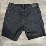 Bershka Women Black Denim Shorts Size 4 Photo 4