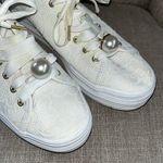 Kate Spade Keds X New York Triple Kick Floral Eyelet & Pearl Sneakers Photo 3