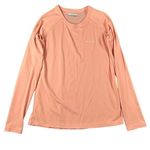 Columbia Womens Small Peach Coral Long Sleeve Pullover PFG Tee Top Shirt Photo 0