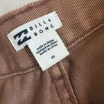 Billabong  Shorts Brown Denim Low Rise Photo 3