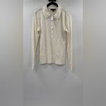 J.Crew  Perfect rib polo shirt Ivory Photo 5