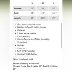 Lime Lush Andree Oversized Pearl Button Down Tweed Shacket Peach M Photo 9