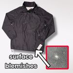 Tommy Hilfiger Black Windbreaker Jacket Spell Out Logo Nylon Pullover 90s Small Photo 8