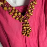 Metrostyle Linen Beaded V Photo 3