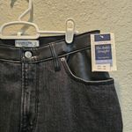 Abercrombie & Fitch  Womens‎ 12s Ankle Straight Ultra High Rise Mixed Fabric Jean Photo 1