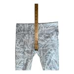 Alo Yoga Alo White/Gray Palm Leaf Goddess Leggings, Small Photo 10