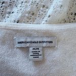 American Eagle  Outfitters Cream Crochet Midi Dress Photo 3