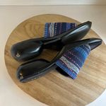 Art Effects Blue Embroidered Square Toe Chunky Slide Sandals Brazil Size 8 Photo 7