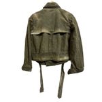 Golden Goose women's olive green cotton utility jacket size Small NEW Photo 8