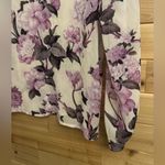 Paige Size Small Lavender Floral Silk Ruffle Long Sleeve Blouse Photo 5