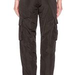 Danielle Guizio  Small Striped Track
Pants Joggers Nylon Black White size xs Photo 2