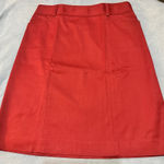 J.Crew  Maroon Stretch Skirt Sz 4 Photo 0