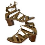 Frye  Tan Brielle Gladiator Suede Heeled Sandal 9.5 Photo 23