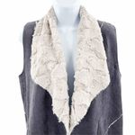 Nordstrom Leo & Nicole Faux Fur Shearling Vest Grey Small Photo 48