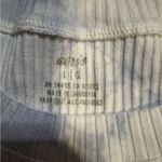 Aerie NWT Tie Dye Crop Tank Top in Size Large $35 MSRP blue white Photo 4