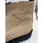 Last Rocky Cream Nubuck Leather Lug Sole Boots Purple Laces Women's Size Us 7 Photo 2