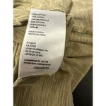 Pilcro Anthropologie Top Women Medium Moss Green Ruffled Open Back Tunic Tee Photo 8