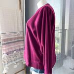 Disney Pooh Burgundy Fleece Crewneck Pullover Sweatshirt Unisex Size Medium Photo 2