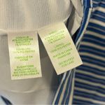 Lilly Pulitzer Lily Pulitzer Bree Mini Dress Blue White Striped Cap Sleeve V Neck Fit N Flare Photo 9