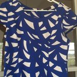 Worthington  White/Blue Dress SIZE 14 Photo 1