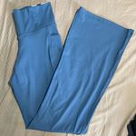 Blue Flared Yoga Pants Photo 4