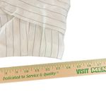 Rachel Zoe  Cropped pin striped sleeveless zipper back top size 6 Photo 4