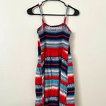 Mossimo Supply Co Red & Blue Print Dress Photo 5