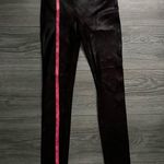 Spanx Burgundy Brown Shiny Liquid Faux Leather Leggings Size M Moto Biker Photo 6