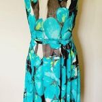 Jessica Howard J Howard floral chiffon midi dress size 12 Photo 0